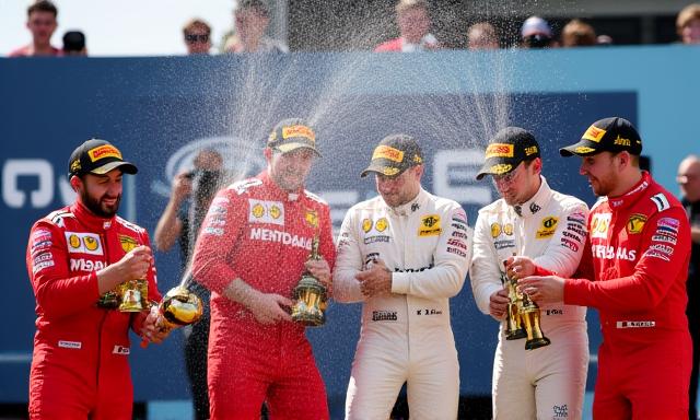 Thumbnail for Post-Race Celebrations & Interviews video.