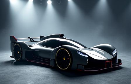 New racing car being unveiled