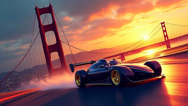 Golden Gate Grand Prix promotional art